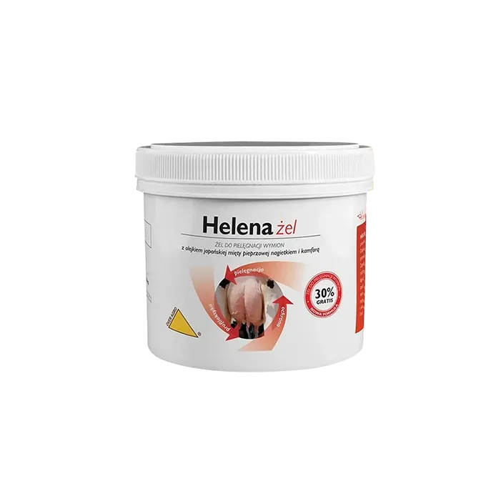 Helena Gel – Întărește și protejează ugerul vacilor cu ulei de mentă și camfor Helena Gel pentru uger cu ulei de mentă japoneză și camfor Top Nutrition