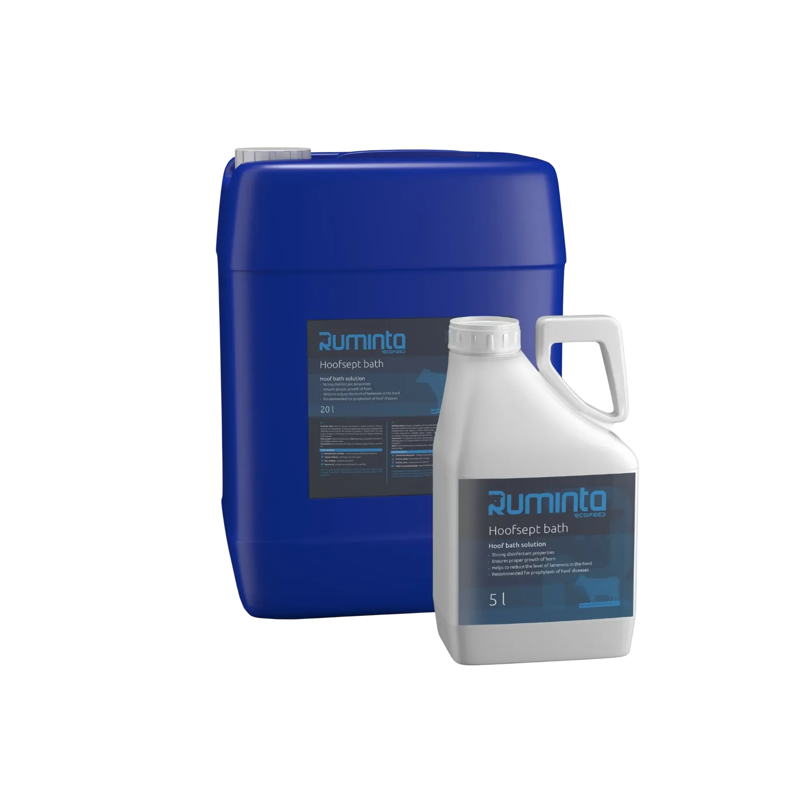 RUMINTA Hoof bath solution – Soluție pentru baie de copite Soluție RUMINTA Hoof Bath pentru igiena copitelor la bovine și ovine