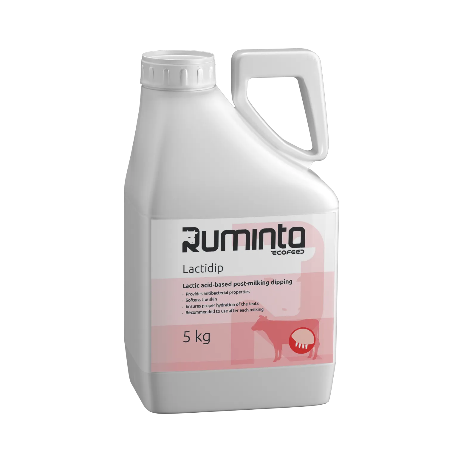 RUMINTA Lactidip – soluție post-muls pentru protecția și îngrijirea mameloanelor Lactidip – soluție post-muls antibacteriană pentru protecția mameloanelor