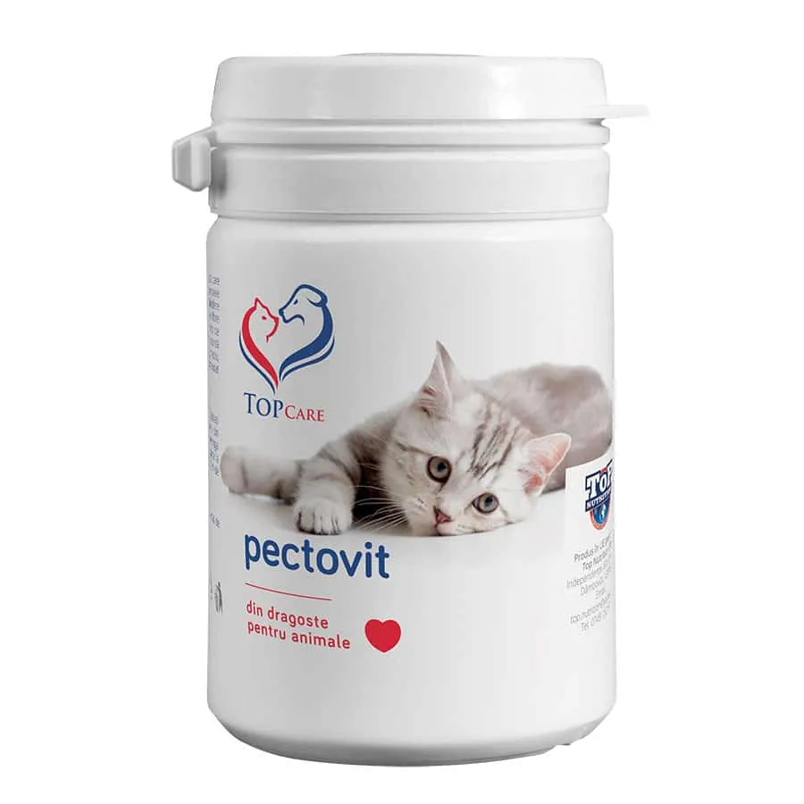 Pectovit Topcare – Supliment antidiareic Pectovit – preparat natural pentru câini și pisici împotriva diareei