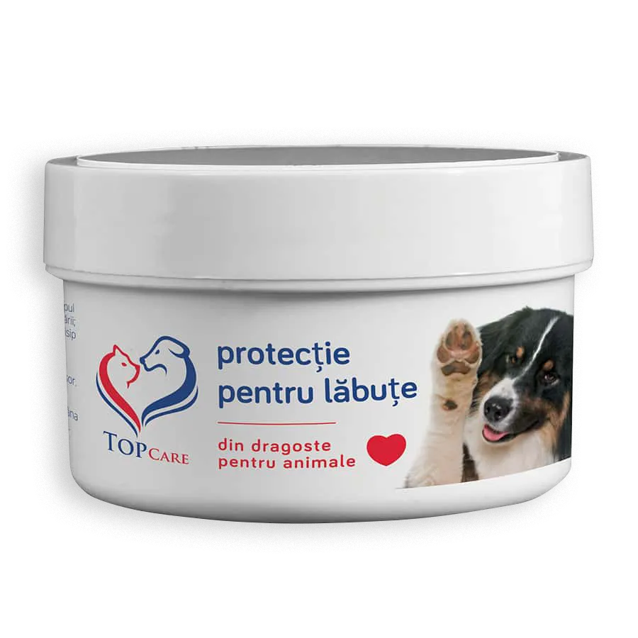 Protecție pentru lăbuțe Topcare Unguent Topcare pentru lăbuțele câinilor – protecție iarnă și vară
