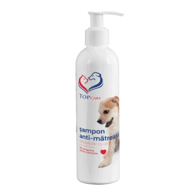 Șampon anti-mătreață cu zinc pentru câini – Topcare 250 ml