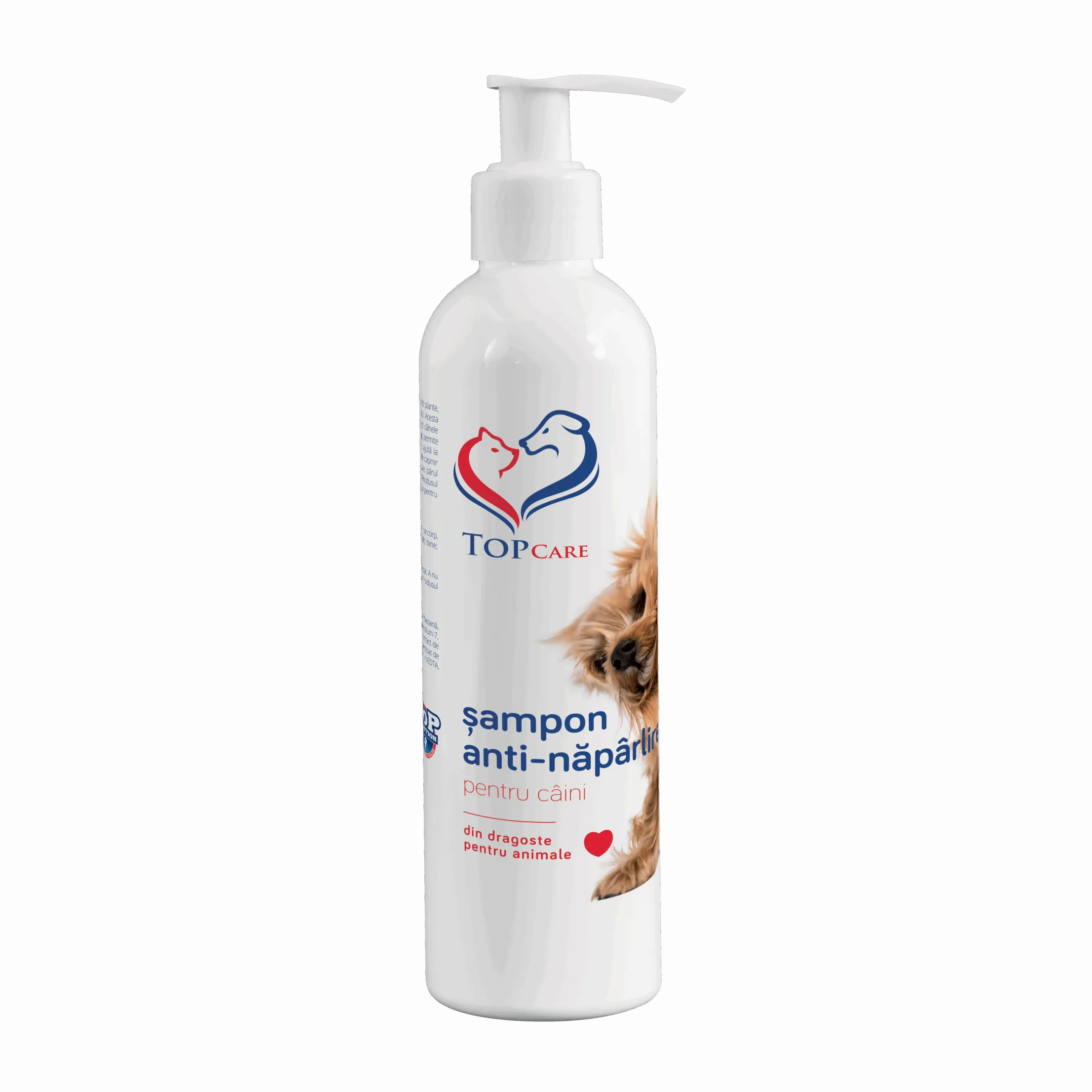 Şampon anti-năpârlire pentru câini Topcare Șampon natural pentru câini anti-cădere păr 250 ml