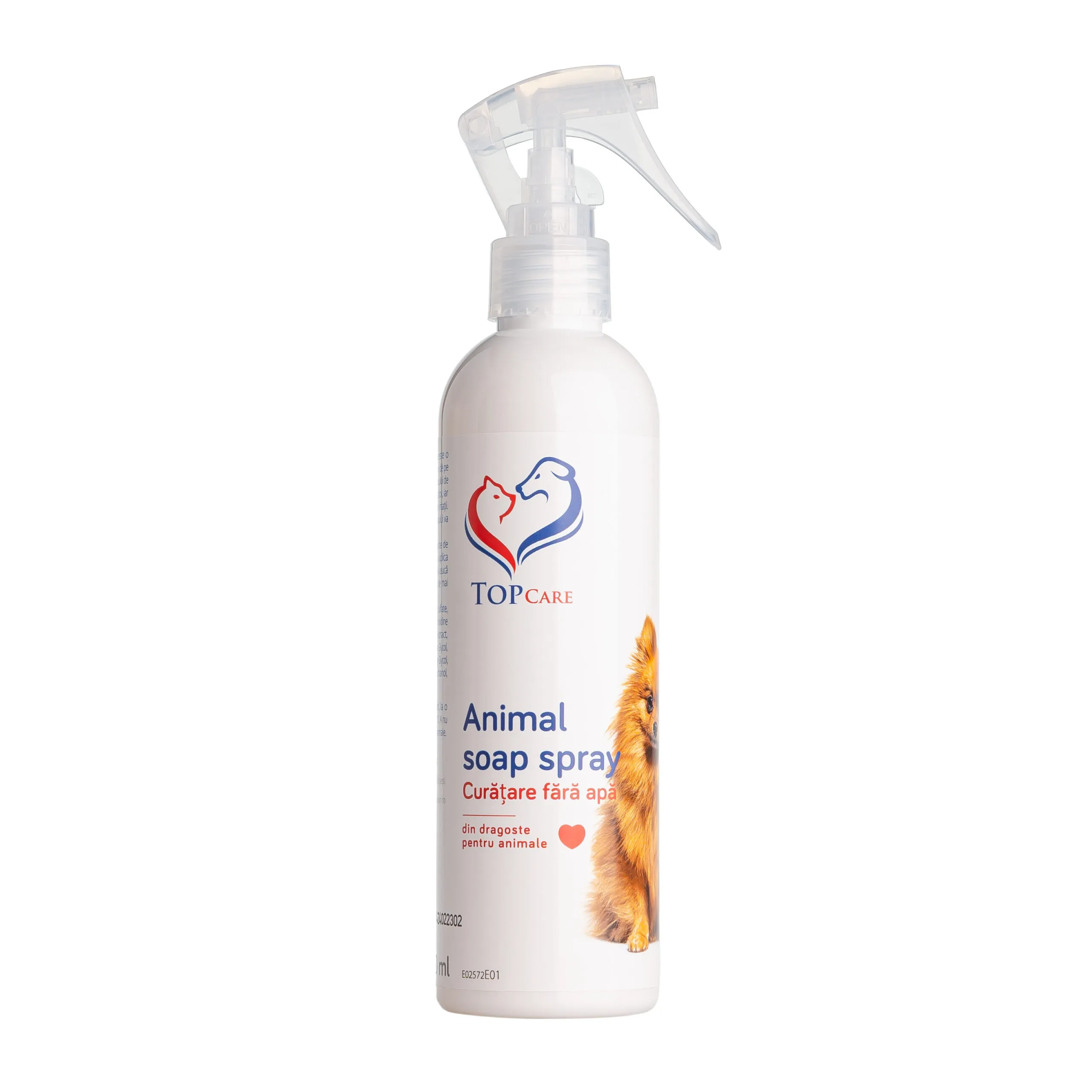 Spray curățare uscată pentru câini și pisici Topcare, 250 ml Spray curățare uscată pentru câini și pisici Topcare, 250 ml