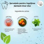 Proprietati Șervețele pentru îngrijirea dentară Over Zoo