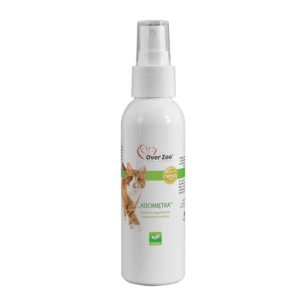 Spray atractant pentru pisici catnip Over Zoo Spray atractant pentru pisici Over Zoo – cu valeriană naturală